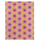 Close-up of Southwestern Serenity Sherpa Blanket texture.